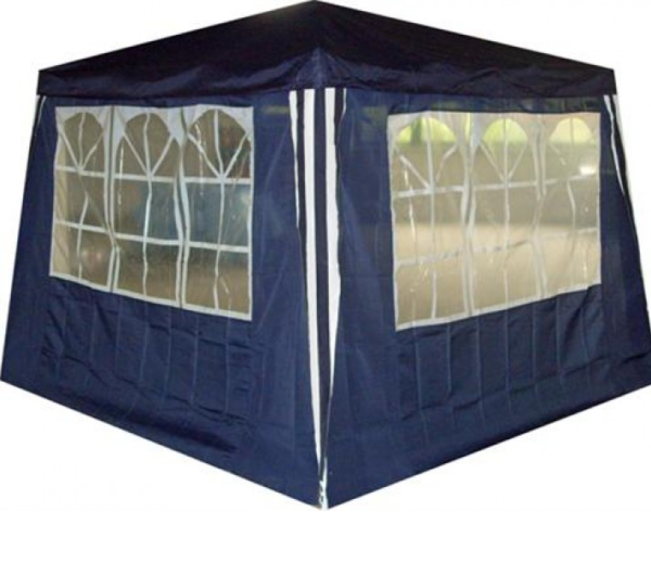 Дві бічні панелі з вініловими вікнами, Синій