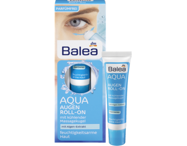 крем для контурів очей Аква від темних кіл та набряків Augencreme Aqua Augen Roll-On, 15 ml