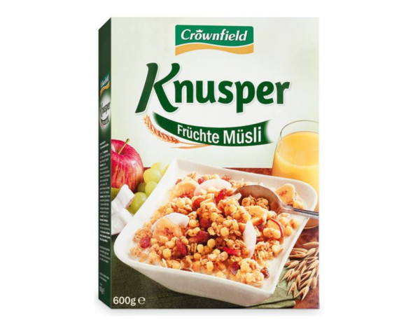 Мюслі хрусткі з фруктами Grownfield Knusper Müsli mit Schokostückchen Мюслі хрусткі з фруктами Grownfield Knusper Müsli mit Schokostückchenмюсли хрустящие с фруктами Grownfield Knusper Müsli mit Schokostückchenмюсли хрустящие с фруктами Grownfield Knusper Müsli mit Schokostückchen