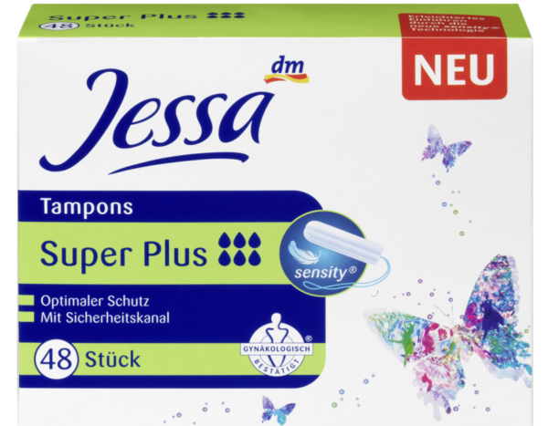 тампони з канавкою всередині Jessa Tampons Super Plus тампони з канавкою всередині Jessa Tampons Super Plus