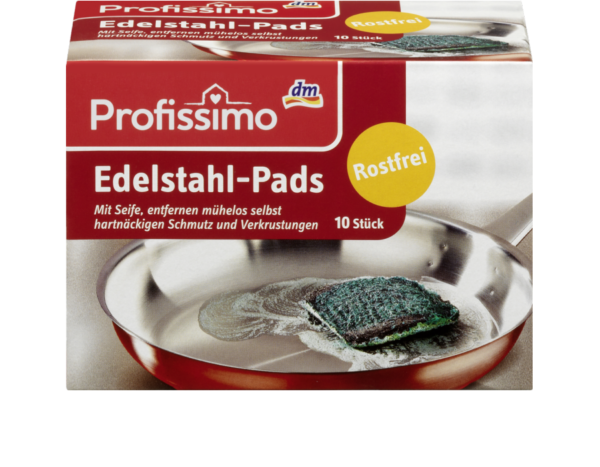 губка - скребок Profissimo Edelstahl-padsгубка - скребок Profissimo Edelstahl-pads