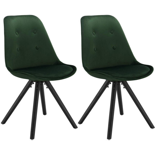 Стілець з оксамиту BH196 (Зелений)Стілець з оксамиту BH196 (Зелений)