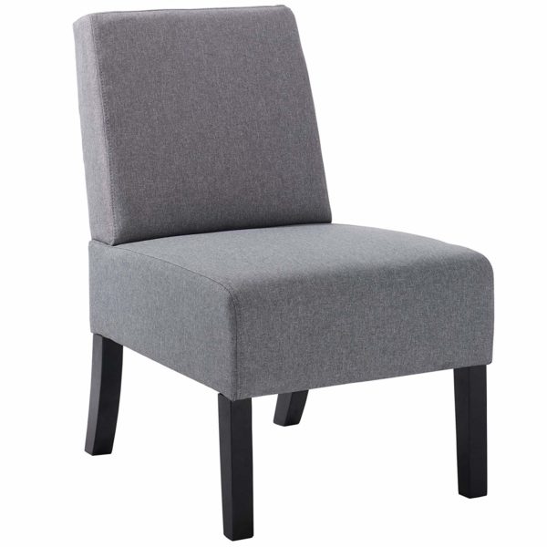 Стул з товстою лляною оббивкою SKS14 (Темно сірий)Стул з товстою лляною оббивкою SKS14 (Темно сірий)