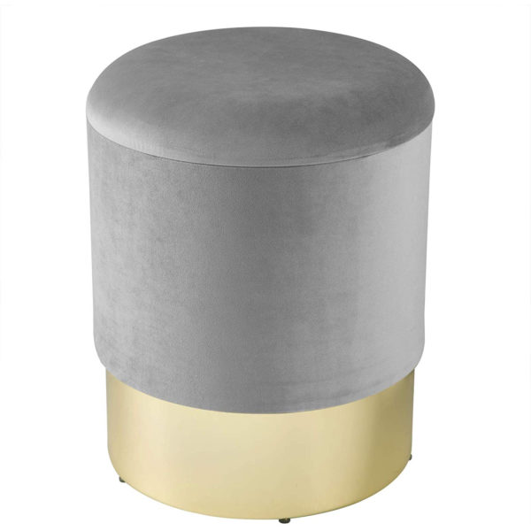 Табурет круглий із оксамиту SH50 (Сірий)Табурет круглий із оксамиту SH50 (Сірий)Табурет круглий із оксамиту SH50 (Сірий)Табурет круглий із оксамиту SH50 (Сірий)