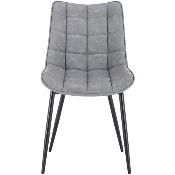 Стілець зі штучної шкіри BH207 (Сірий)Стілець зі штучної шкіри BH207 (Сірий)