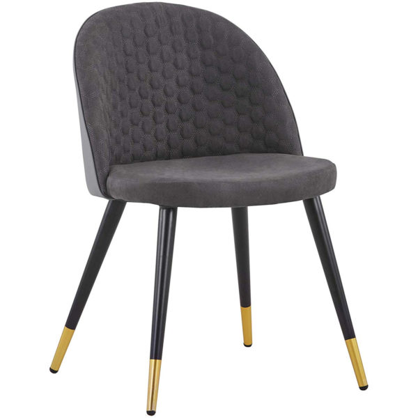 Стілець з тканинним покриттям в стилі античної шкіри BH175 (Сірий)Стілець з тканинним покриттям в стилі античної шкіри BH175 (Сірий)