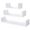 Набір із 3 настінних полиць RG9239 БілийНабір із 3 настінних полиць RG9239 БілийНабір із 3 настінних полиць RG9239 БілийНабір із 3 настінних полиць RG9239 Білий