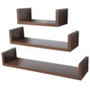 Набір із 3 настінних полиць RG9239 КоричневийНабір із 3 настінних полиць RG9239 КоричневийНабір із 3 настінних полиць RG9239 КоричневийНабір із 3 настінних полиць RG9239 Коричневий