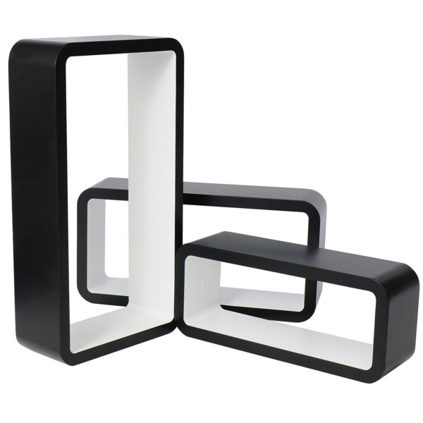 Набір із 3 настінних полиць RG9270 БілийНабір із 3 настінних полиць RG9270 БілийНабір із 3 настінних полиць RG9270 БілийНабір із 3 настінних полиць RG9270 Білий