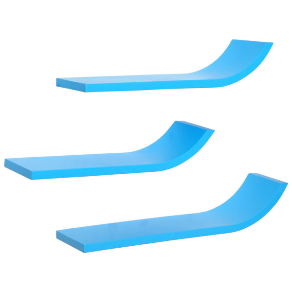 Набір із 3 настінних полиць RG9271 БлакитнийНабір із 3 настінних полиць RG9271 БлакитнийНабір із 3 настінних полиць RG9271 БлакитнийНабір із 3 настінних полиць RG9271 Блакитний