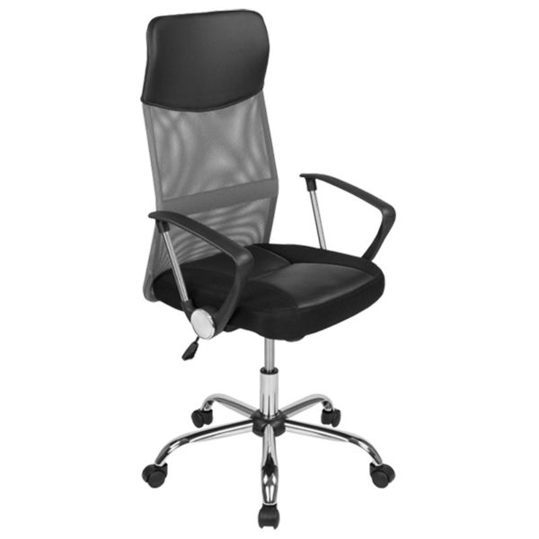 Крісло комп'ютерне Kesser Prestige Xenos Чорний із сірим (KGPX106g)