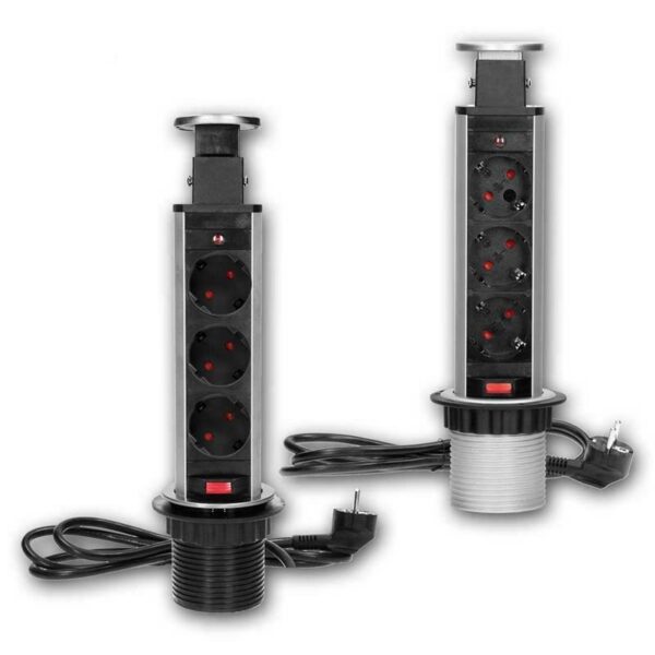 Вбудована настільна розетка PopUp на 3 входиВбудована настільна розетка PopUp на 3 входиВбудована настільна розетка PopUp на 3 входиВбудована настільна розетка PopUp на 3 входи