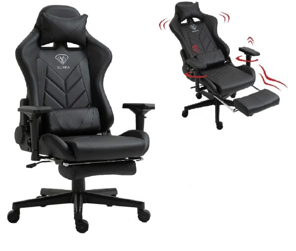 Геймерське крісло ігрове з підставкою для ніг, до 120кг навантаження з Німеччини ts-bs5903Геймерське крісло ігрове з підставкою для ніг, до 120кг навантаження з Німеччини ts-bs5903 чорнийГеймерське крісло ігрове з підставкою для ніг, до 120кг навантаження з Німеччини ts-bs5903 чорнийГеймерське крісло ігрове з підставкою для ніг, до 120кг навантаження з Німеччини ts-bs5903 чорний