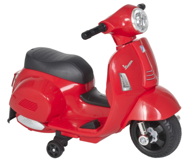 Електричний дитячий мотоцикл від 18 до 36 місяців Толокар Каталка 66,5 x 38 x 52 см HOMCOM VESPA НімеччинаЕлектричний дитячий мотоцикл від 18 до 36 місяців Толокар Каталка 66,5 x 38 x 52 см HOMCOM VESPA Німеччина